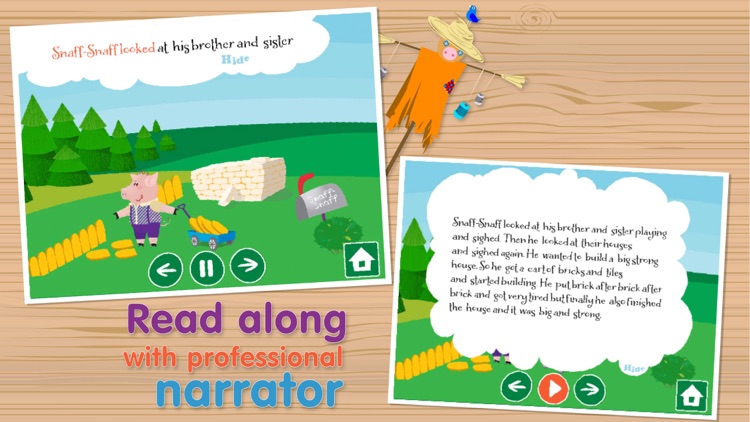 The Three Little Pigs - Interactive bedtime story book