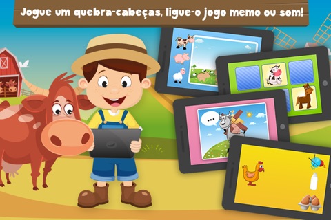 Milo's Mini Games for Tots, Toddlers and Kids of age 3-6 - Barn and Farm Animals Cartoon screenshot 2