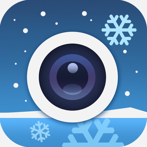 Amazing SnowCam - a snow effect cinemagraph + Christmas frames camera icon