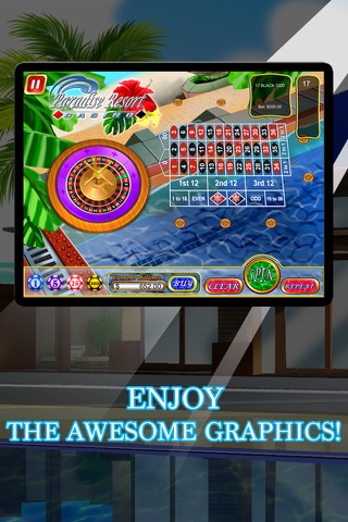 Casino Paradise Resort Roulette - Mobile Fortune Spin Wheel screenshot 4