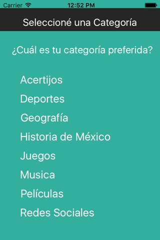 QuizApp screenshot 2