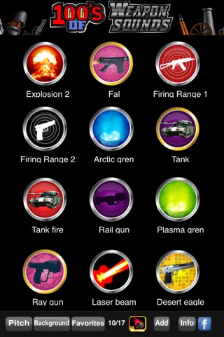 100's of Weapon Sounds Pro screenshot 2