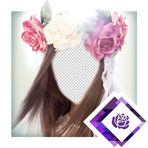 Bridal Flower Wedding Headband Photo Montage Pro icon