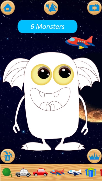 Paint & Dress up your monsters - drawing, coloring and dress up game for kids FREE screenshot-3