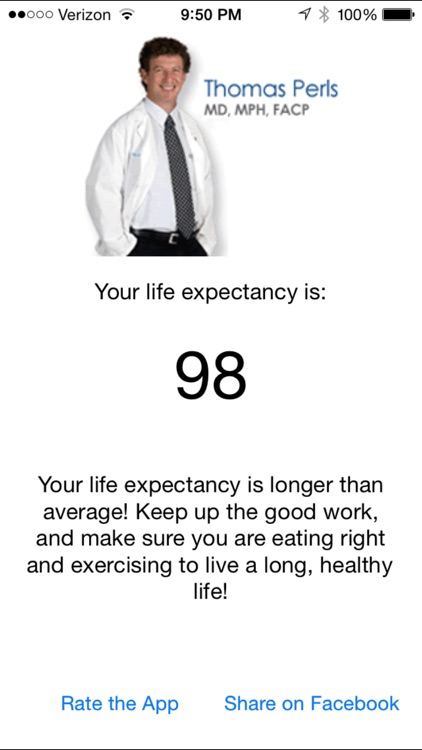 Living To 100 Life Expectancy Calculator