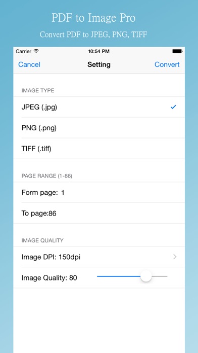 How to cancel & delete PDF2Image Pro Edition - for Convert PDF to Image(JPG,PNG,TIFF), Extract pictures from PDF from iphone & ipad 2