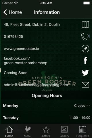 Green Rooster Barbershop screenshot 3