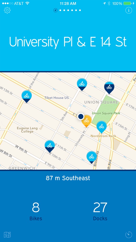 【图】NYC Bikes — A One-Tap Citi Bike App(截图3)