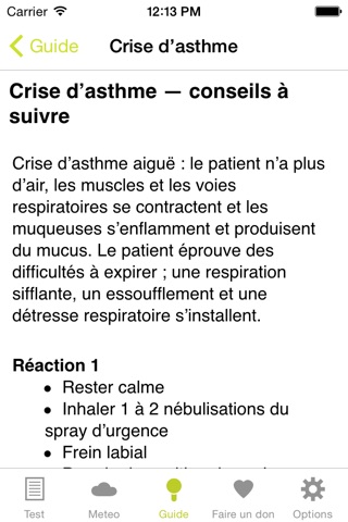 Asthma-Info screenshot 2