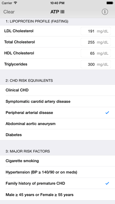 ATP3 Lipids Cholesterol Management Screenshot 1