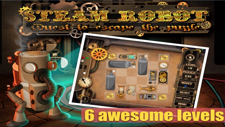 Steampunk Robot - Quest to escape the puzzle