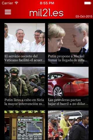 Mil21es Noticias screenshot 2