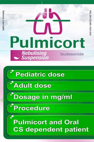 Pulmicort Respules dosages screenshot 2