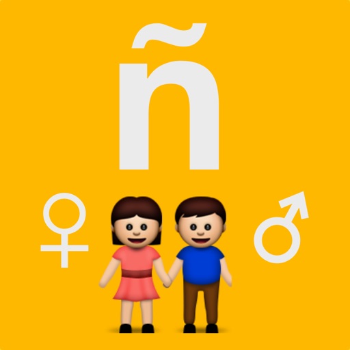 Género - learn noun gender in Spanish, grammar exercise iOS App