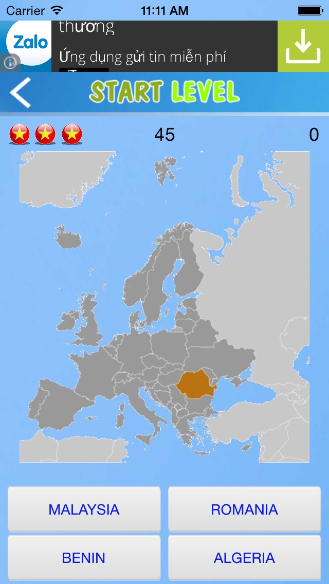New Country Map Quiz 3.0 IOS -