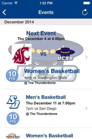 UCSB Gauchos Rewards screenshot 2