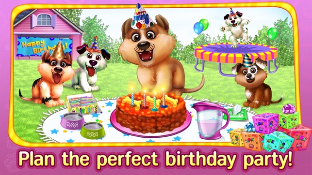 Puppy's Birthday Party - Care, Dress Up & Play!(圖2)-速報App