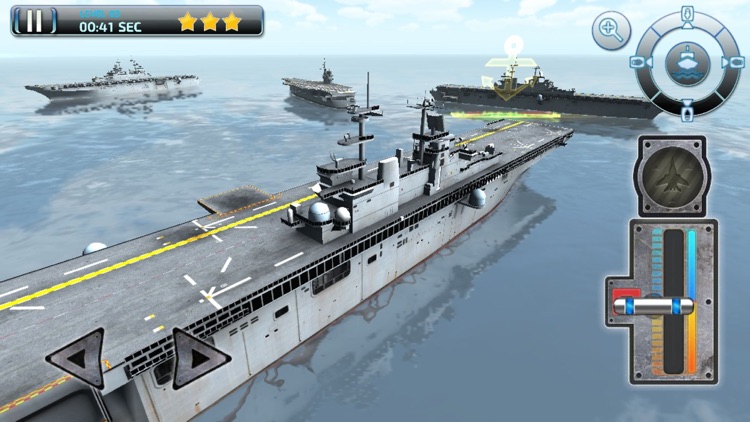 Aircraft Carrier Parking - F18 Fighter Jet Simulation Landing & Stealth Navy Boat Battleship Driving Games screenshot-4