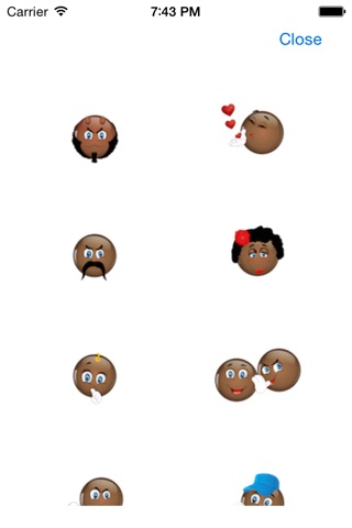 Black Emojis screenshot 2