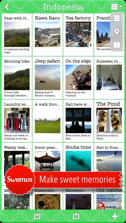 Swemos - Create photo albums and travel journals