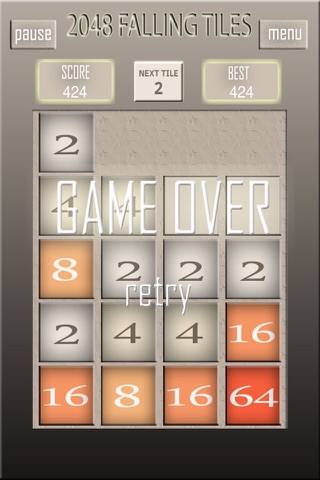 2048 Falling Tiles Puzzle - New Edition with a Twist screenshot 4