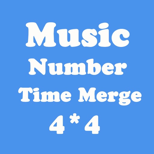 Number Merge 4X4 - Merging Number Tiles And  Playing With Piano Music iOS App