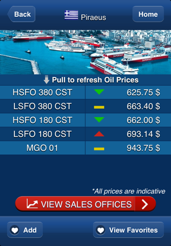 Aegean Bunker Price Indications screenshot 3