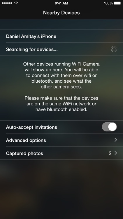 WiFi Camera - Wirelessly connect your iPhone/iPad cameras