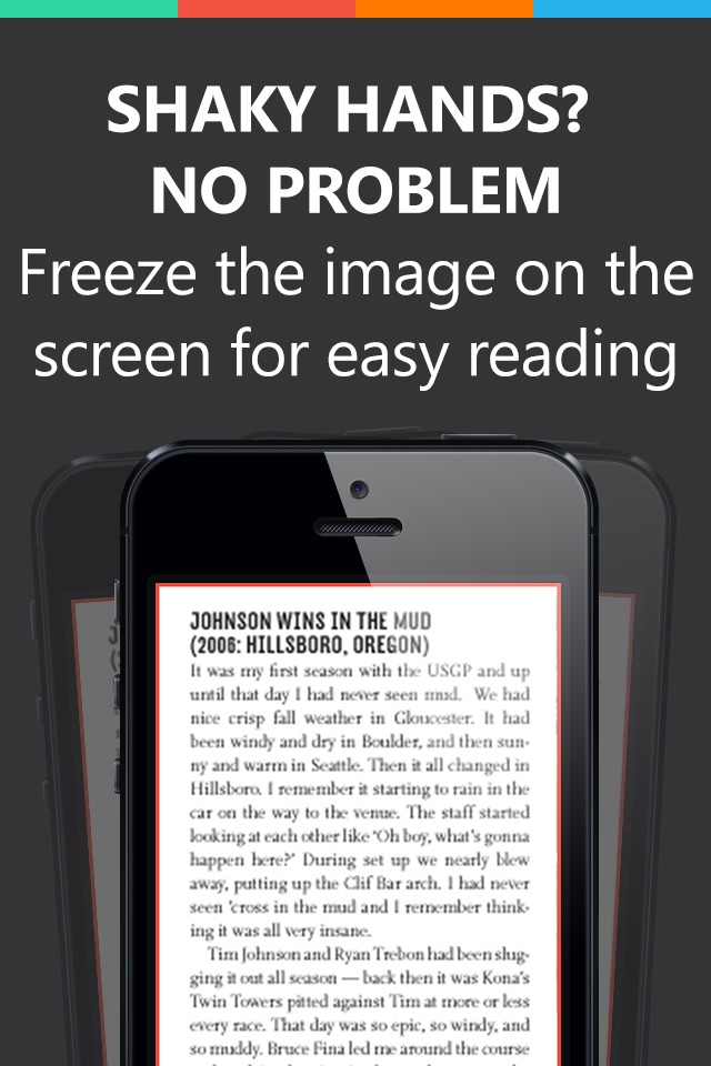 Magnifying Glass Reader with Light for iPhone screenshot 4