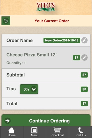 Vito's Pizza, Pasta and Grill screenshot 2