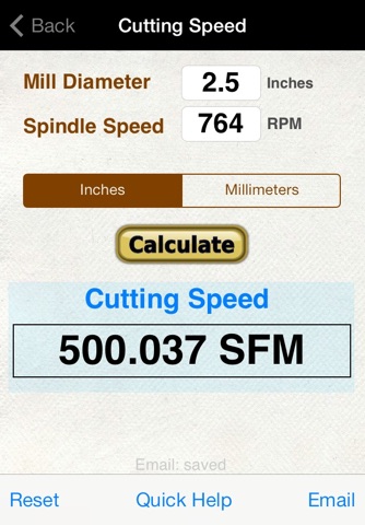 Milling & Machining Calcs screenshot 3