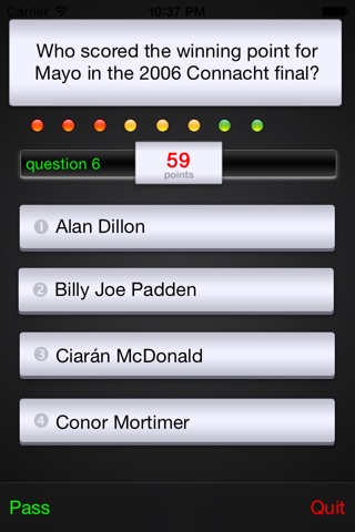 GAA Quiz screenshot 4