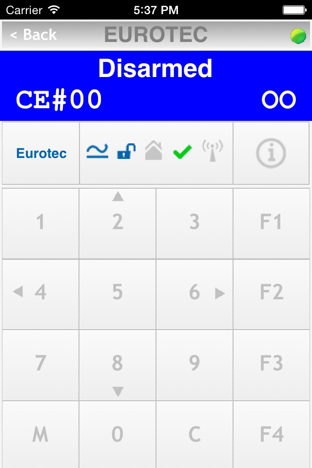 Eurotec iKeypad screenshot 3