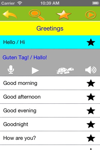 Speak German - Learn useful phrase & vocabulary for traveling lovers and beginner free screenshot 2