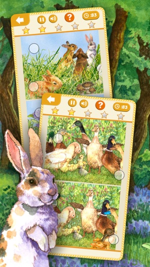 Find the Differences: Easter Bunny Free Edition Picture Sear(圖2)-速報App