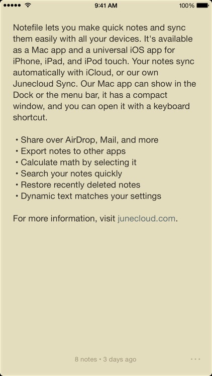 Notefile