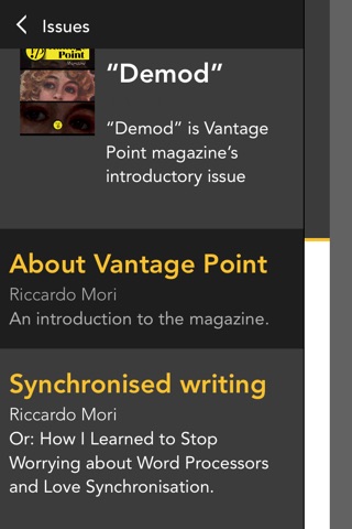 Vantage Point Magazine screenshot 2