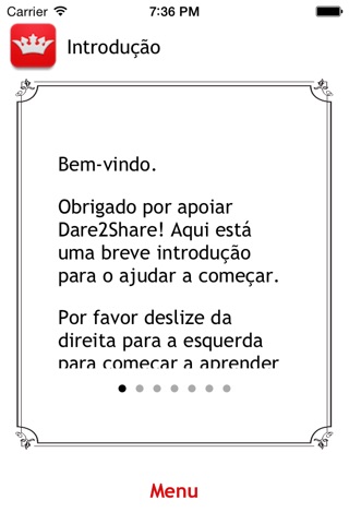 Dare2Share Português screenshot 2