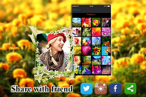 Love Flower Photo Frames - Free Frame screenshot 3