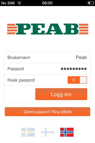 Peab screenshot 2