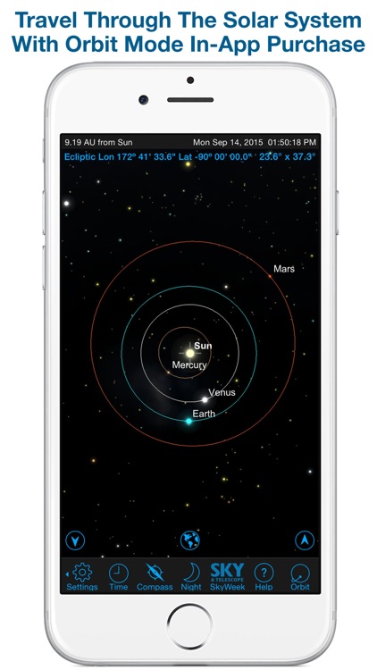 SkySafari 4: Journey into Night! Explore Sun, Moon, Mars, Stars, Satellites, and NASA space missions! screenshot-3