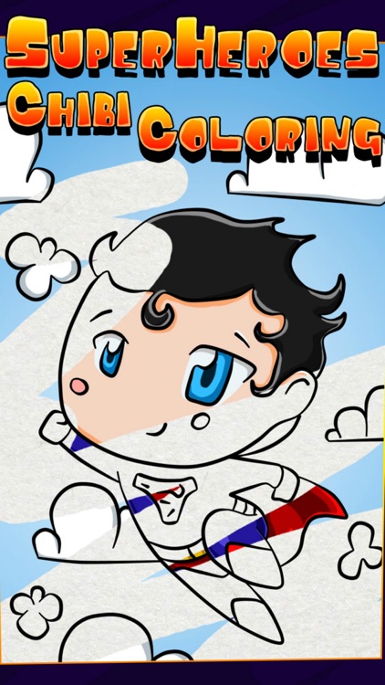 Superheroes Chibi Coloring by Vladislav Myakishev