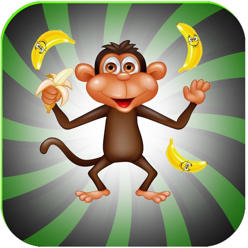 Monkey and Banana Free Icon