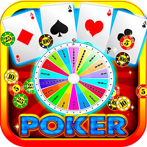 Wheel of Bonus PRO Video Poker Palace - Fortune World Casino Poker Shooter Machine HD Edition icon