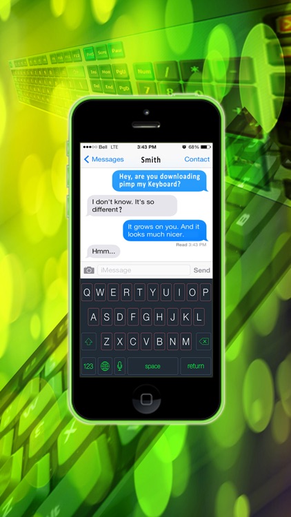 Amazing Keyboard Skins - Color Keyboards for iOS 8 screenshot-3