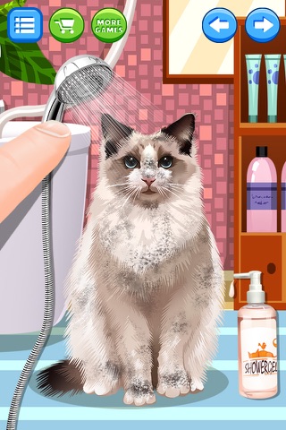 Bubble Wash My Cat! Kitten Salon screenshot 3