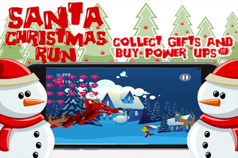 Santa Christmas Run Free:  A Holiday Tap Adventure Game screenshot 2