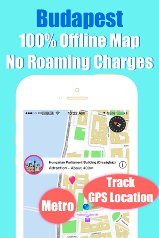 Budapest travel guide with offline map and metro transit by BeetleTrip screenshot 2