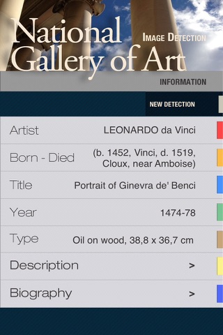 National Gallery Washington ID audio guide screenshot 3