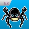 Emoji Kingdom 16 Spider Halloween Emoticon Animated for iOS 8